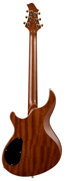 ESP Original MYSTIQUE NT-CTM/Burl Maple - Reptile Blue Burst [MIJ - Made in Japan] - Music Bliss Malaysia