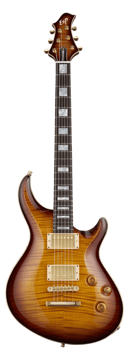 ESP Original MYSTIQUE NT-CTM/FM - Tea Sunburst [MIJ - Made in Japan] - Music Bliss Malaysia