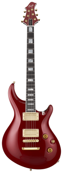 ESP Original MYSTIQUE NT - Deep Candy Apple Red [MIJ - Made in Japan] - Music Bliss Malaysia