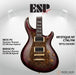 ESP Original MYSTIQUE NT-CTM/Burl Maple - Reptile Red Burst [MIJ - Made in Japan] - Music Bliss Malaysia