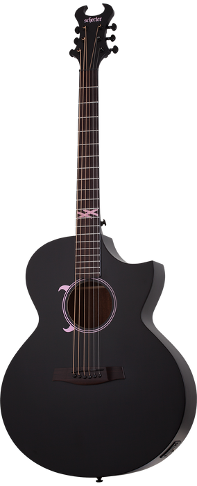 Schecter Machine Gun Kelly Acoustic Guitar - Satin Black