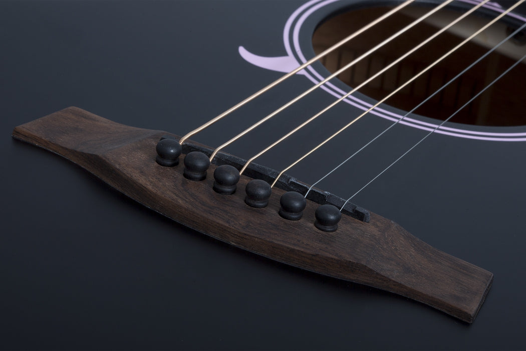 Schecter Machine Gun Kelly Acoustic Guitar - Satin Black