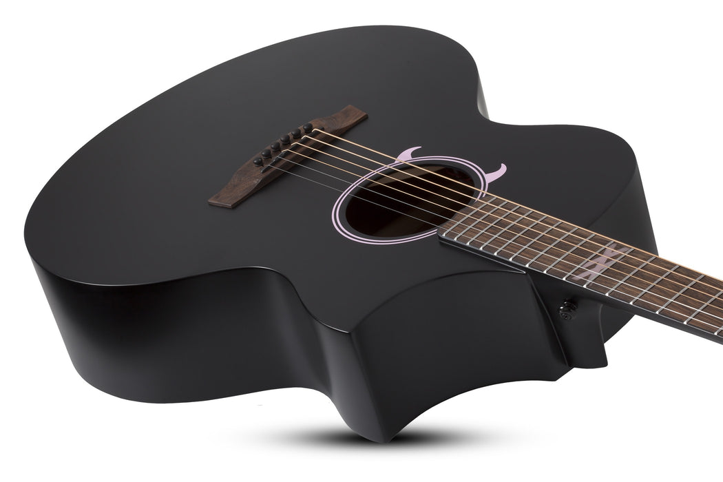 Schecter Machine Gun Kelly Acoustic Guitar - Satin Black