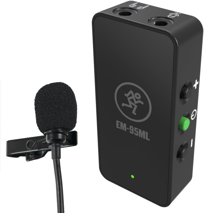 Mackie EM-95ML Lavalier Microphone with In-line Amplifier for Smartphones and DSLR Cameras - Music Bliss Malaysia
