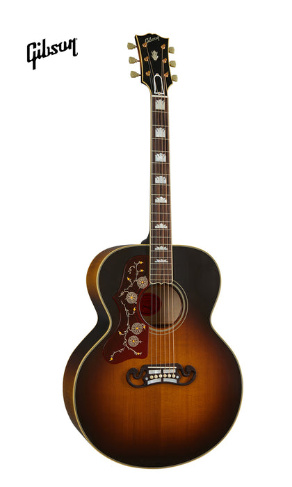 GIBSON 1957 SJ-200 LEFT-HANDED ACOUSTIC GUITAR - VINTAGE SUNBURST - Music Bliss Malaysia