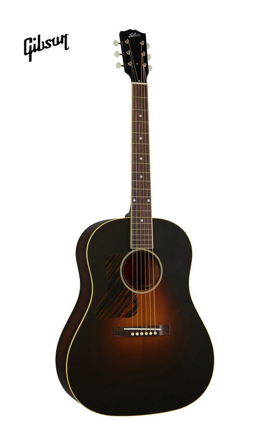 GIBSON 1934 JUMBO LEFT-HANDED ACOUSTIC GUITAR - VINTAGE SUNBURST - Music Bliss Malaysia