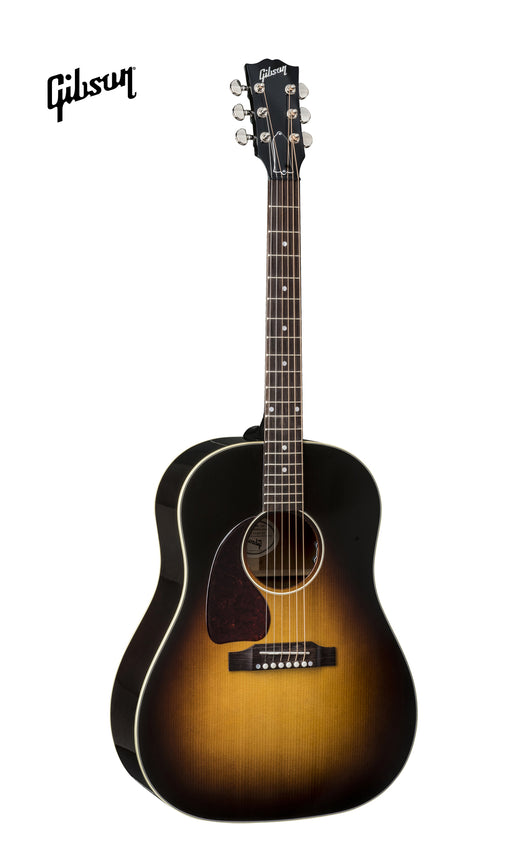 GIBSON J-45 STANDARD LEFT-HANDED ACOUSTIC-ELECTRIC GUITAR - VINTAGE SUNBURST - Music Bliss Malaysia
