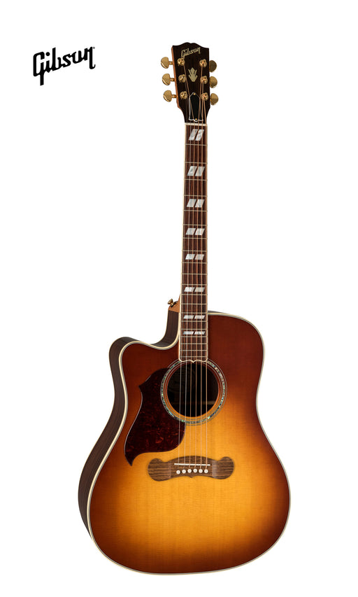 GIBSON SONGWRITER STANDARD EC ROSEWOOD LEFT-HANDED ACOUSTIC-ELECTRIC GUITAR - ROSEWOOD BURST - Music Bliss Malaysia