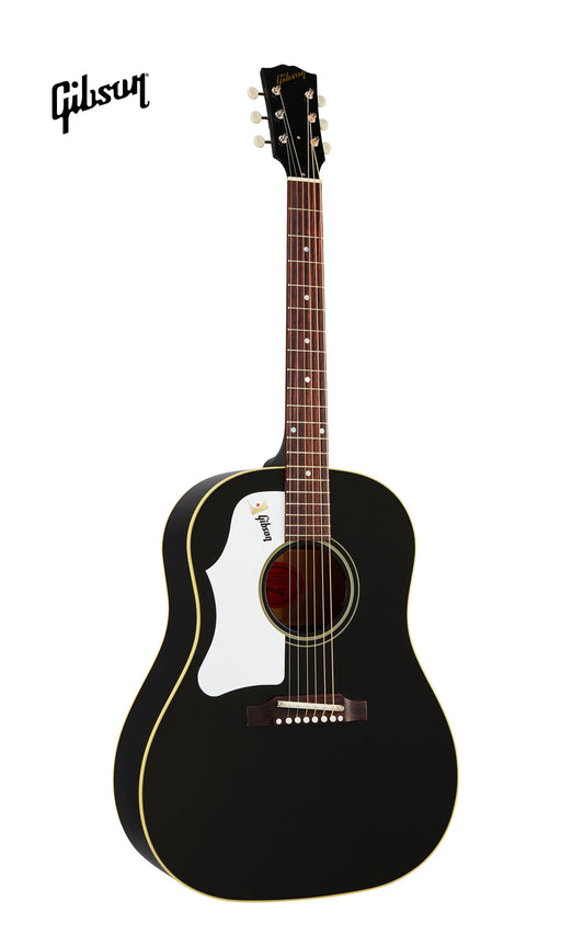 GIBSON 60S J-45 ORIGINAL, ADJ SADDLE LEFT-HANDED ACOUSTIC GUITAR - EBONY - Music Bliss Malaysia