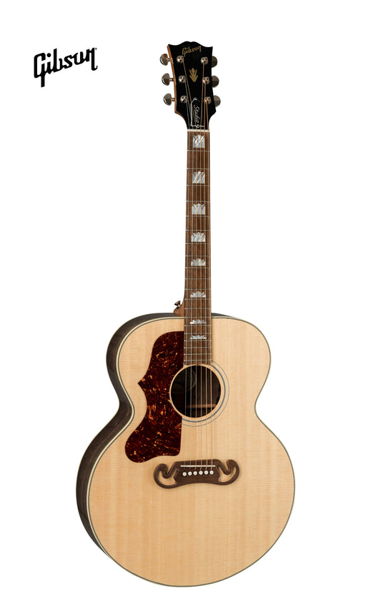 GIBSON SJ-200 STUDIO WALNUT LEFT-HANDED ACOUSTIC-ELECTRIC GUITAR - ANTIQUE NATURAL - Music Bliss Malaysia