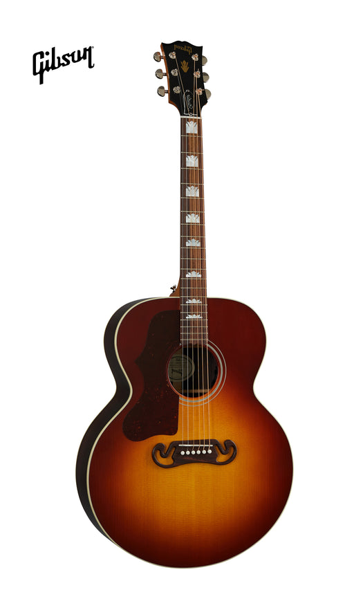 GIBSON SJ-200 STUDIO ROSEWOOD LEFT-HANDED ACOUSTIC-ELECTRIC GUITAR - ROSEWOOD BURST - Music Bliss Malaysia