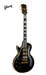 GIBSON 1957 LES PAUL CUSTOM REISSUE 3-PICKUP VOS LEFT-HANDED ELECTRIC GUITAR - EBONY - Music Bliss Malaysia
