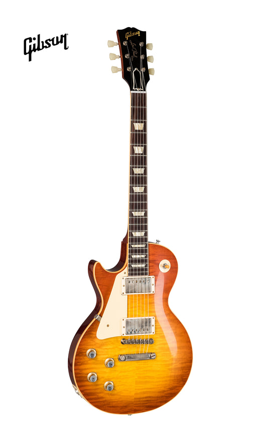 GIBSON 1960 LES PAUL STANDARD REISSUE VOS LEFT-HANDED ELECTRIC GUITAR - TANGERINE BURST - Music Bliss Malaysia