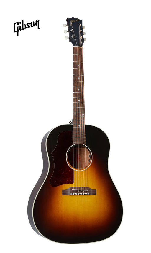 GIBSON 50S J-45 ORIGINAL LEFT-HANDED ACOUSTIC-ELECTRIC GUITAR - VINTAGE SUNBURST - Music Bliss Malaysia