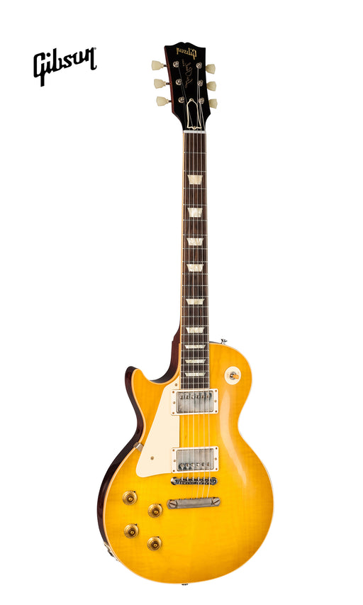 GIBSON 1958 LES PAUL STANDARD REISSUE VOS LEFT-HANDED ELECTRIC GUITAR - LEMON BURST - Music Bliss Malaysia