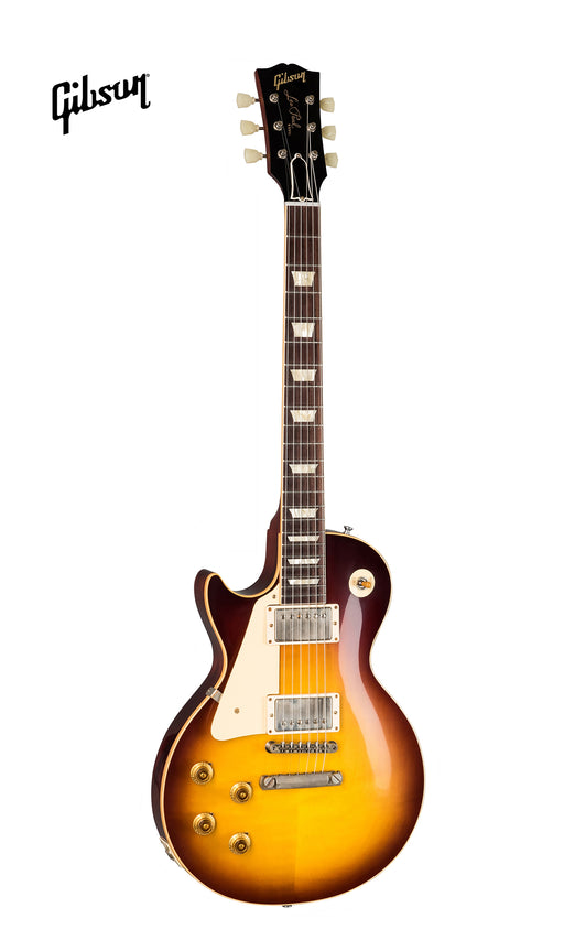 GIBSON 1958 LES PAUL STANDARD REISSUE VOS LEFT-HANDED ELECTRIC GUITAR - BOURBON BURST - Music Bliss Malaysia