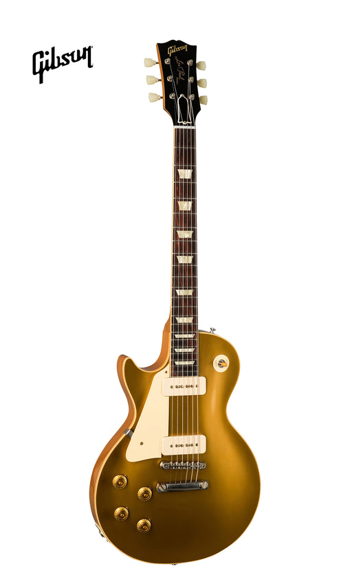 GIBSON 1956 LES PAUL GOLDTOP REISSUE VOS LEFT-HANDED ELECTRIC GUITAR - DOUBLE GOLD - Music Bliss Malaysia
