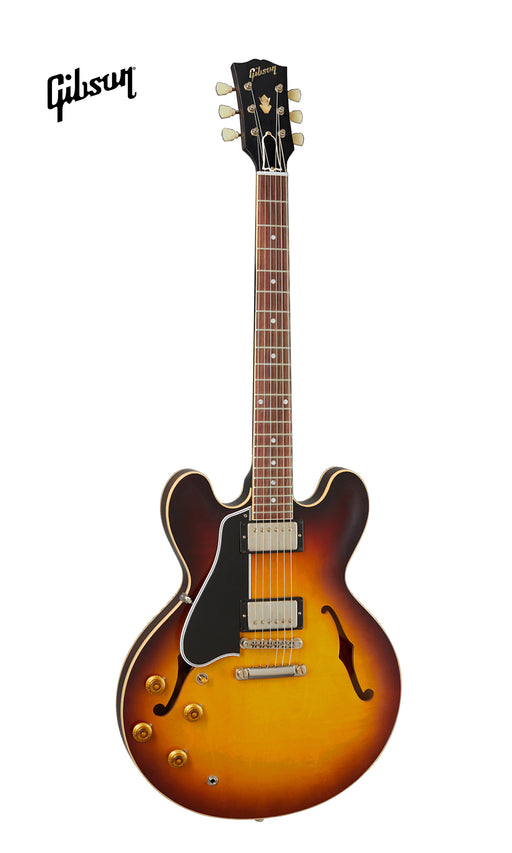 GIBSON 1959 ES-335 REISSUE VOS SEMI-HOLLOWBODY LEFT-HANDED ELECTRIC GUITAR - VINTAGE BURST - Music Bliss Malaysia