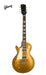 GIBSON 1957 LES PAUL GOLDTOP DARKBACK REISSUE VOS LEFT-HANDED ELECTRIC GUITAR - DOUBLE GOLD - Music Bliss Malaysia