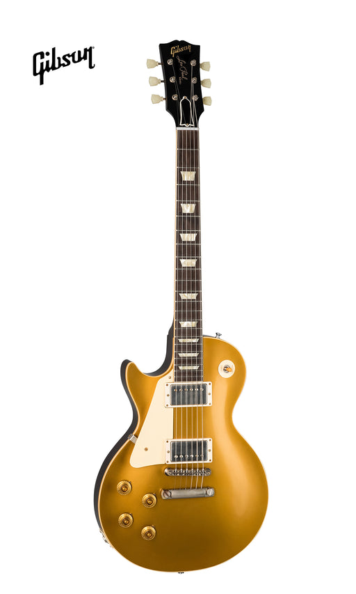 GIBSON 1957 LES PAUL GOLDTOP DARKBACK REISSUE VOS LEFT-HANDED ELECTRIC GUITAR - DOUBLE GOLD - Music Bliss Malaysia