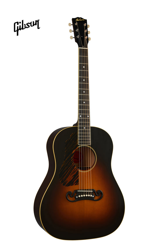 GIBSON 1939 J-55 LEFT-HANDED ACOUSTIC GUITAR - FADED VINTAGE SUNBURST - Music Bliss Malaysia