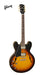 GIBSON ES-335 LEFT-HANDED SEMI-HOLLOWBODY ELECTRIC GUITAR - VINTAGE BURST - Music Bliss Malaysia