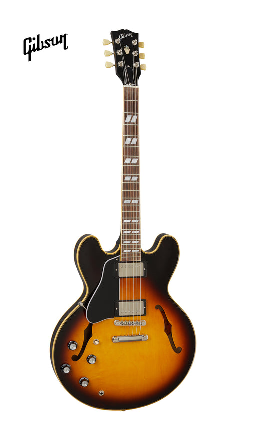 GIBSON ES-345 LEFT-HANDED SEMI-HOLLOWBODY ELECTRIC GUITAR - VINTAGE BURST - Music Bliss Malaysia