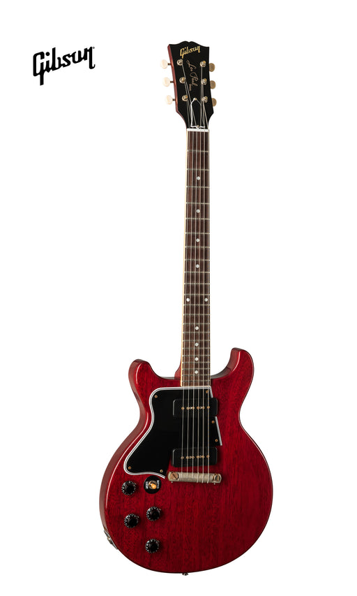 GIBSON 1960 LES PAUL SPECIAL DOUBLE CUT REISSUE VOS LEFT-HANDED ELECTRIC GUITAR - CHERRY RED - Music Bliss Malaysia