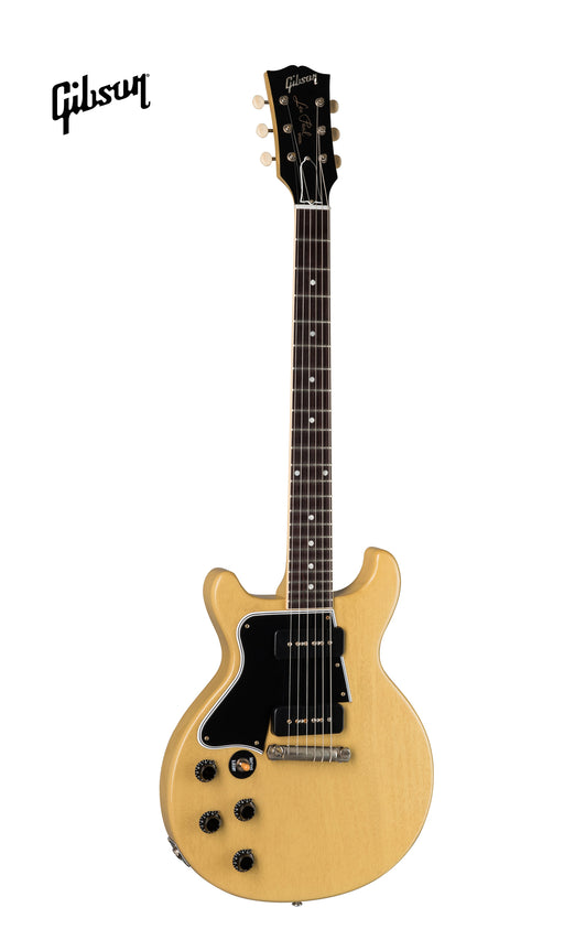GIBSON 1960 LES PAUL SPECIAL DOUBLE CUT REISSUE VOS LEFT-HANDED ELECTRIC GUITAR - TV YELLOW - Music Bliss Malaysia