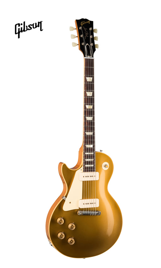 GIBSON 1954 LES PAUL REISSUE VOS LEFT-HANDED ELECTRIC GUITAR - DOUBLE GOLD - Music Bliss Malaysia