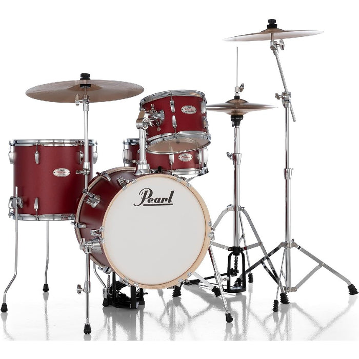 Pearl Midtown Series MT564/C 4-piece Drum Set with Hardware - Matte Red