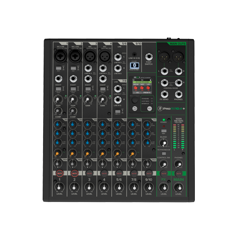 Mackie PROFX10V3+ 10-channel Analog Mixer with Enhanced FX, USB Recording Modes And Bluetooth