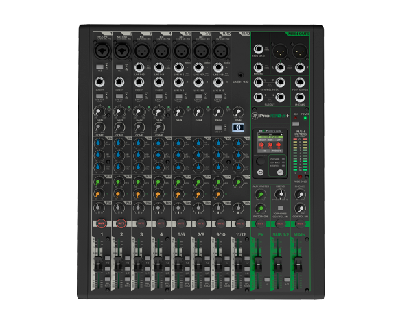 Mackie PROFX12V3+ 12-channel Analog Mixer with Enhanced FX, USB Recording Modes And Bluetooth