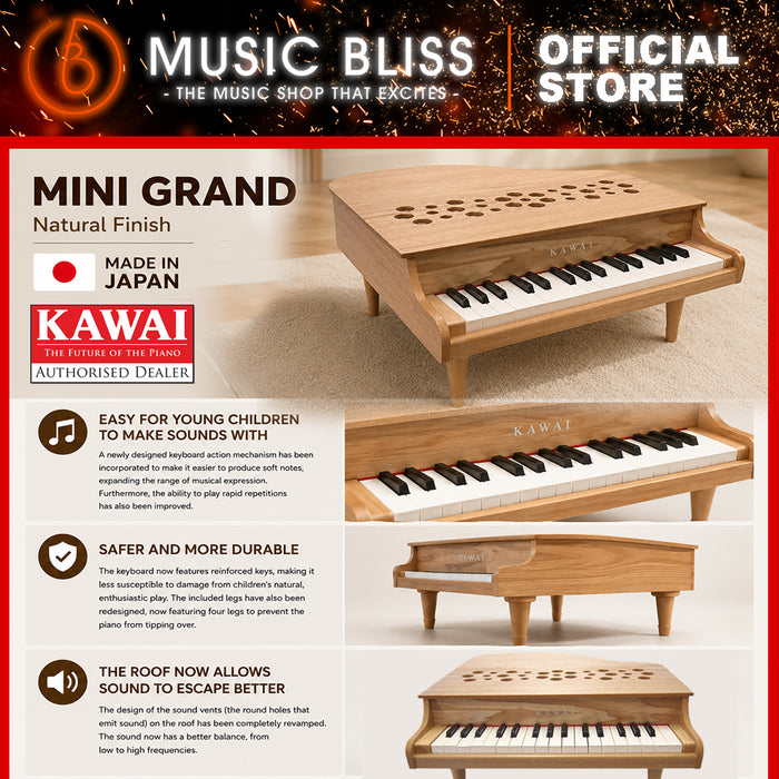 Kawai Mini Grand Piano - Natural (1164) MADE IN JAPAN