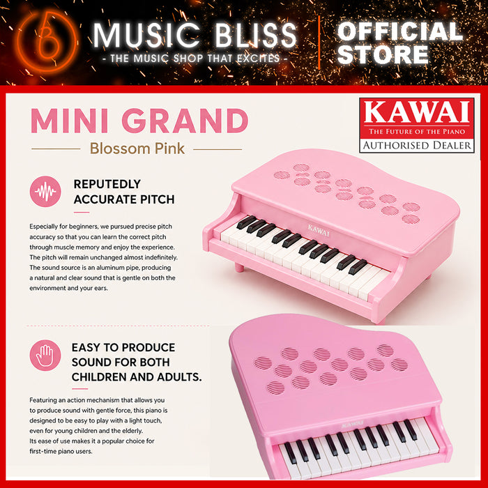 Kawai Mini Grand Piano - Blossum Pink (1186) MADE IN JAPAN
