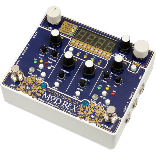 Electro Harmonix Mod Rex Polyrhythmic Modulator Pedal