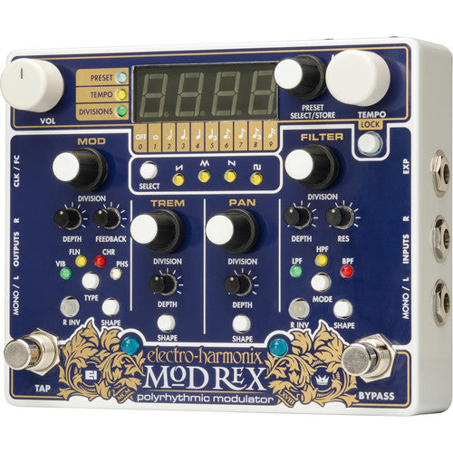Electro Harmonix Mod Rex Polyrhythmic Modulator Pedal