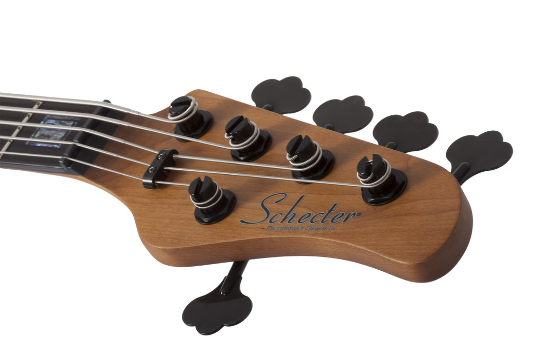 Schecter Model-T 5 Exotic Electric Bass Guitar - Black Limba