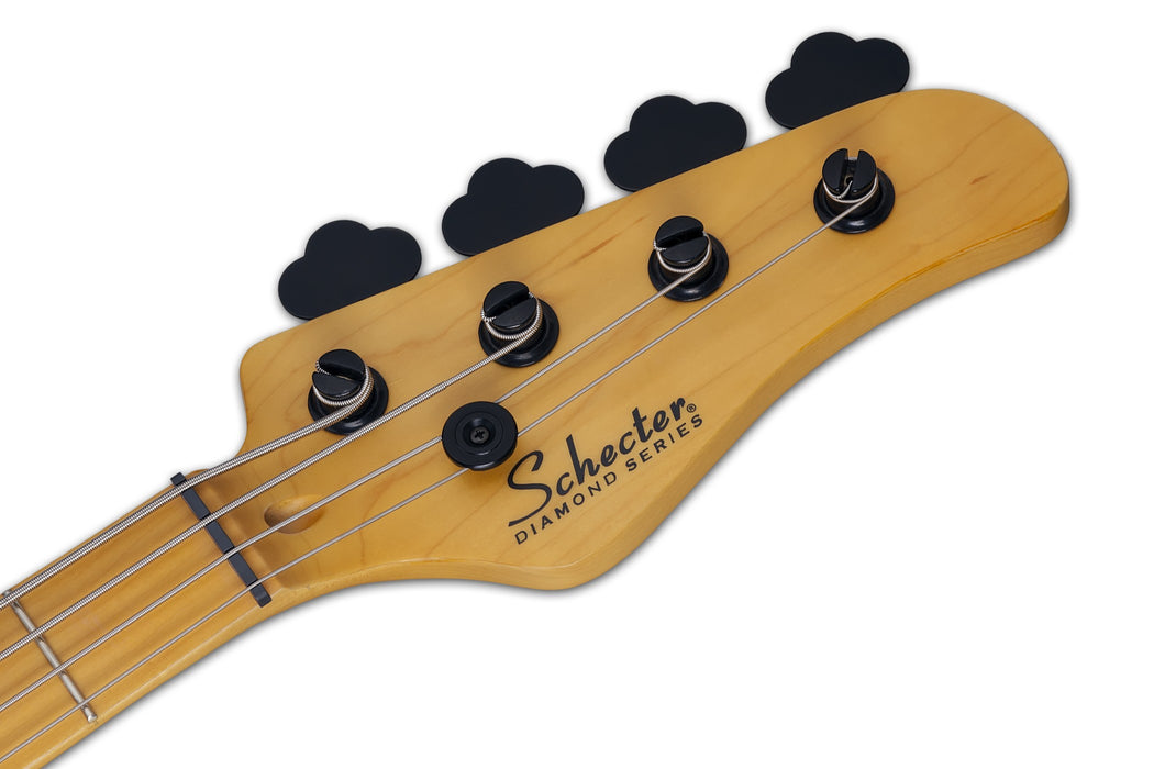 Schecter Model-T Session Left-Handed Electric Bass Guitar - Aged Natural Satin