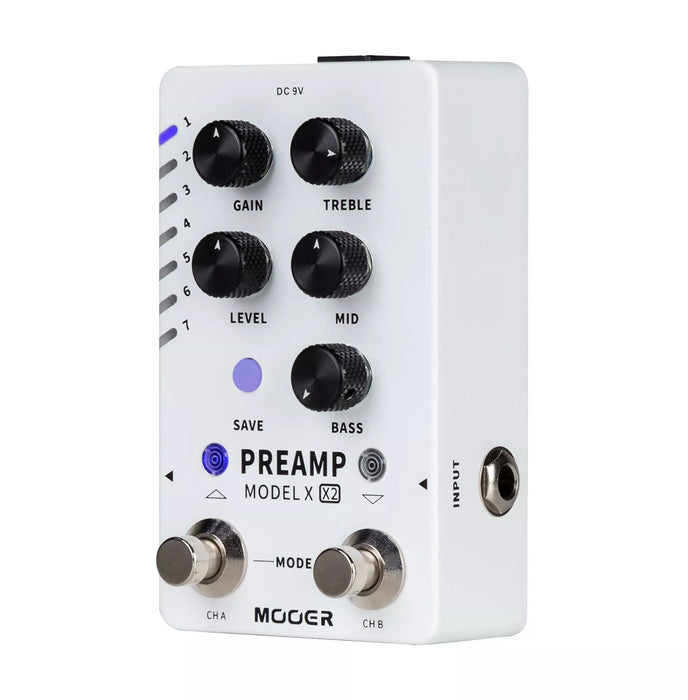 Mooer Preamp Model X2 Digital Effects Pedal