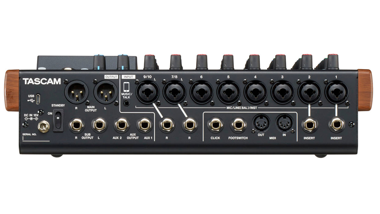 TASCAM Model 12 12-Track Digital Recording Mixer With DAW Controller & Audio Interface
