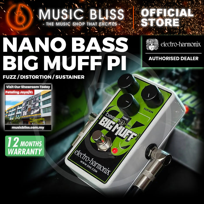 Electro Harmonix Nano Bass Big Muff Pi Bass Fuzz Pedal