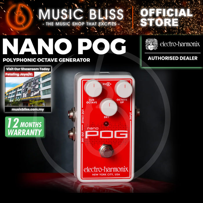 Electro Harmonix Nano Pog Polyphonic Octave Generator Pedal