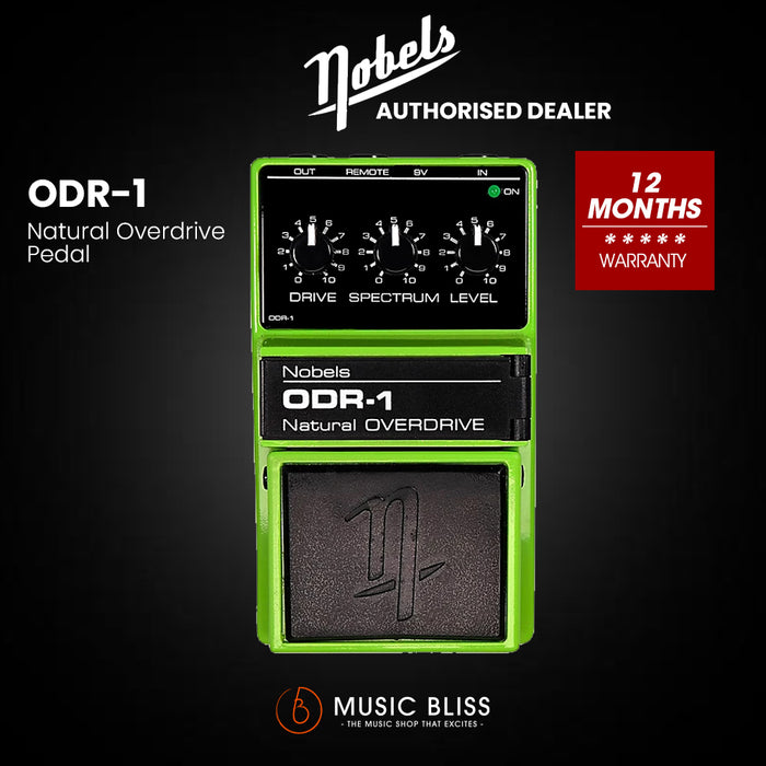 Nobels ODR-1 Natural Overdrive Pedal with Bass Cut Switch