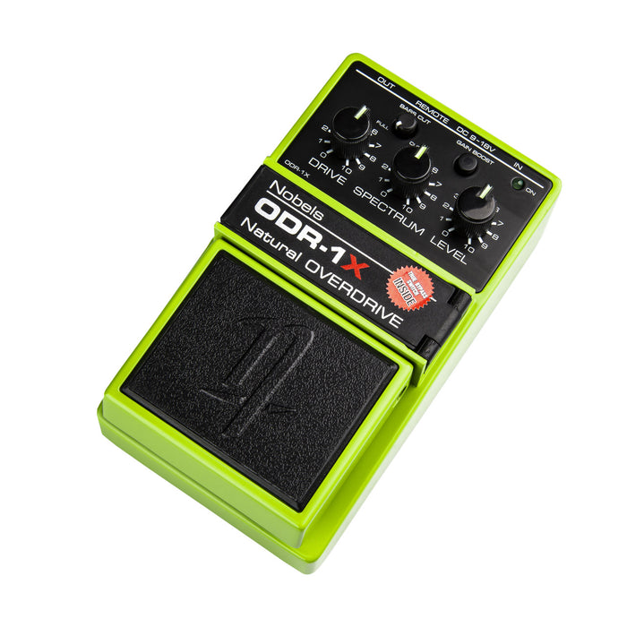 Nobels ODR-1 X Natural Overdrive Pedal with Bass Cut Switch & Gain Boost