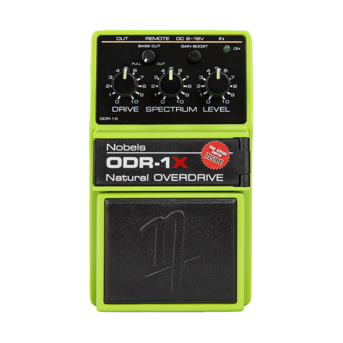 Nobels ODR-1 X Natural Overdrive Pedal with Bass Cut Switch & Gain Boost