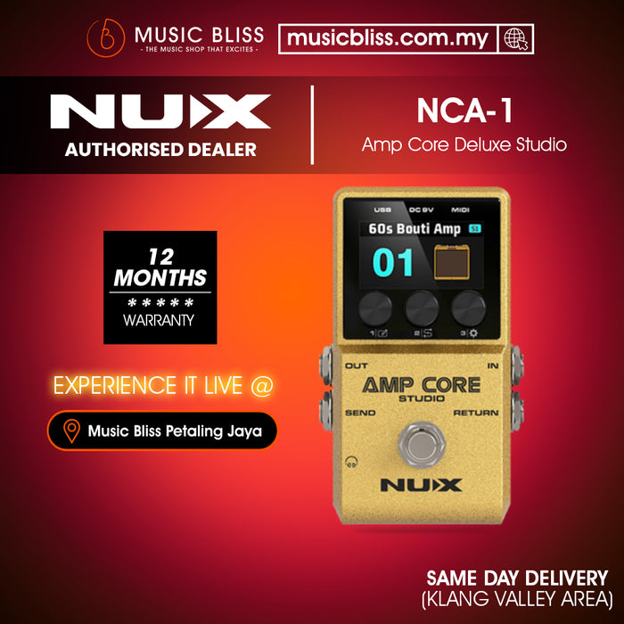 NUX Amp Core Studio Guitar Amp Modeling Pedal