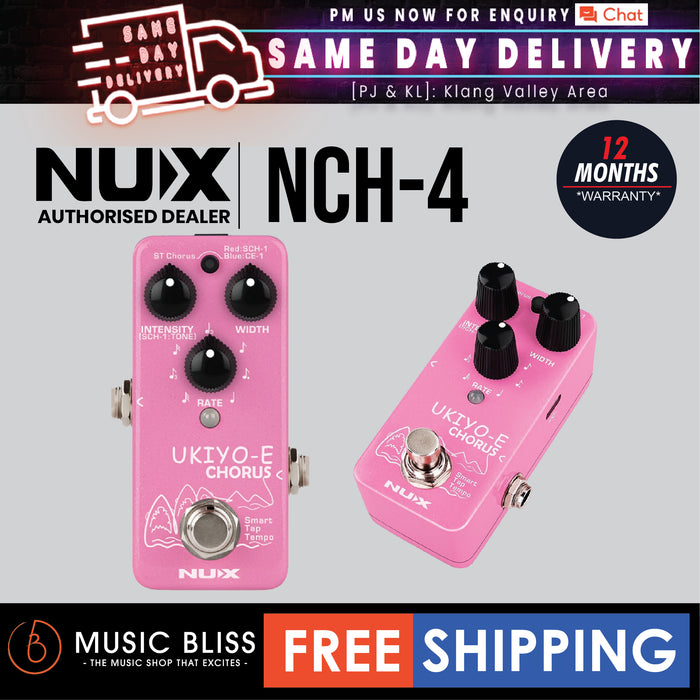 NUX NCH-4 Ukiyo E Chorus Effects Pedal - Music Bliss Malaysia