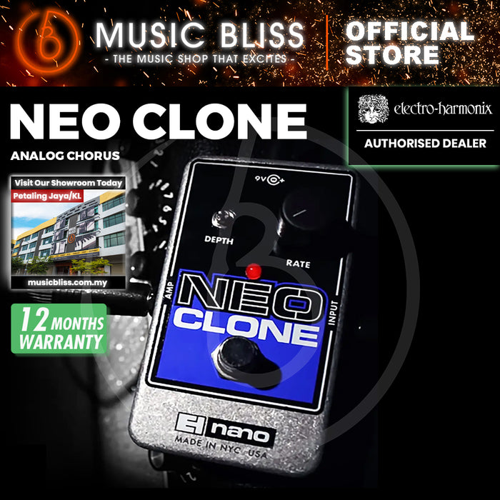 Electro Harmonix Neo Clone Analog Chorus Guitar Effects PedalA