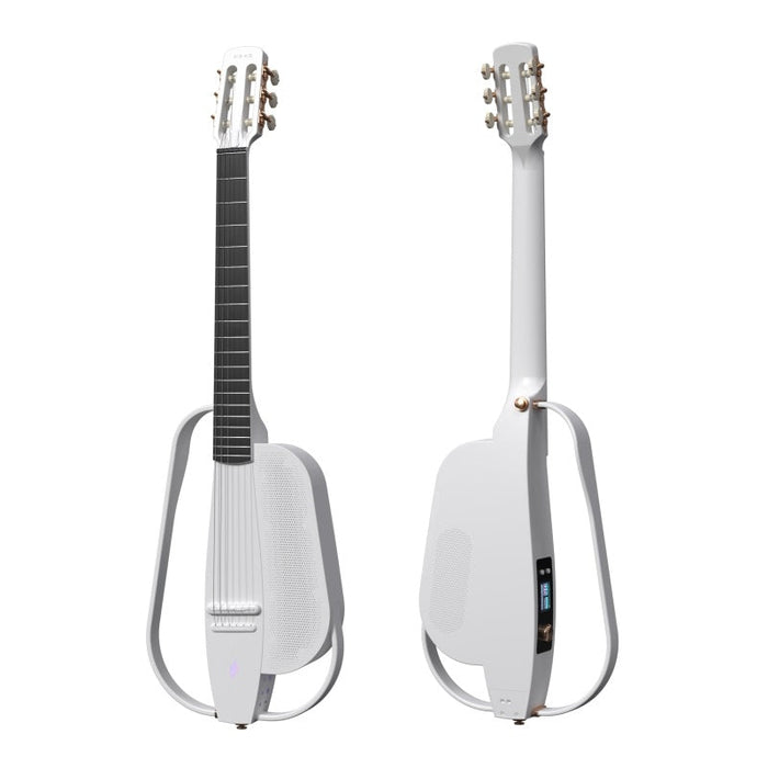 Enya NEXG2 Carbon Fiber Smart Guitar - White - Nylon - Music Bliss Malaysia